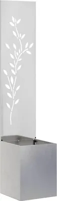 Produktbild von vidaXL Garten Sichtschutz-Leinwand Silber 32 x 32 x 150 cm Edelstahl