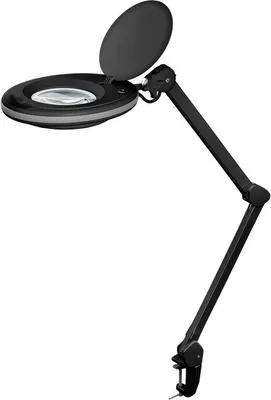 Produktbild von LED-Klemm-Lupenleuchte, 8 W, schwarz