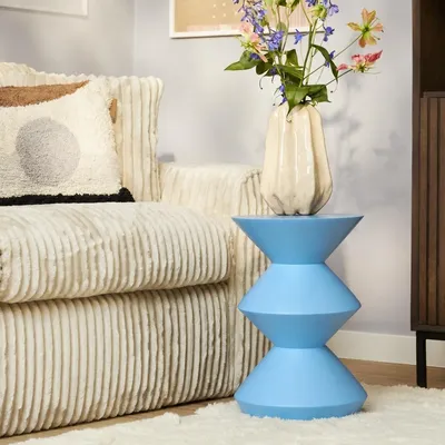 Productafbeelding van StarFurn Bijzettafel Abel Blauw