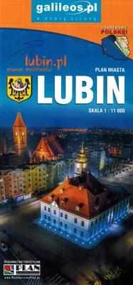 Zdjęcie produktu dla Lubin / Powiat lubiński. Mapa / Plan miasta. Galileos