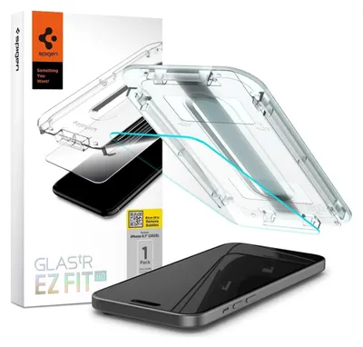 Obrázek produktu pro Spigen Glas.tR EZ Fit HD, Apple, iPhone 15, Průhledná, 1 kusů