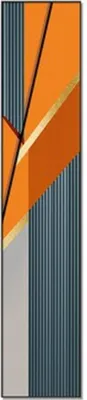 Produktbild von TPFLiving Kunstdruck LW-310 (OHNE RAHMEN) Poster - Leinwand - Wandbild - Hochauflösender Giclée-Druck, langlebig und hochwertig - Abstrakte Strukturen -  - Größe: 30x120cm