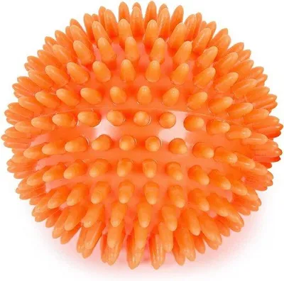 Produktbild von Massierball – Stachelball – Muskelentspannung – Tiefengewebsmassage – 9 cm – Orange