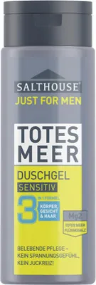 Immagine prodotto di Salthouse Mar Morto Gel doccia per uomo Sensitive Formula 3 in 1 250 ml