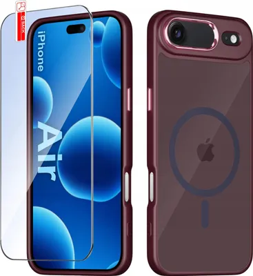Zdjęcie produktu dla Etui do iPhone Air CASE do MagSafe MATOWE Magnetyczne PREMIUM + Szkło 9H