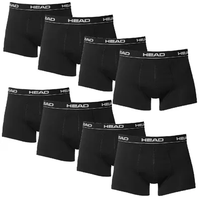 Produktbild von HEAD Herren Boxershorts 841001001 8er Pack, Schwarz, XL