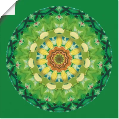 Produktbild von ARTland Poster Mandala II Größe: 30x30 cm