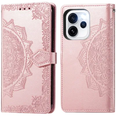Produktbild von imoshion Mandala Bookcase für das Oppo Reno15 Pro (5G) – Roségold