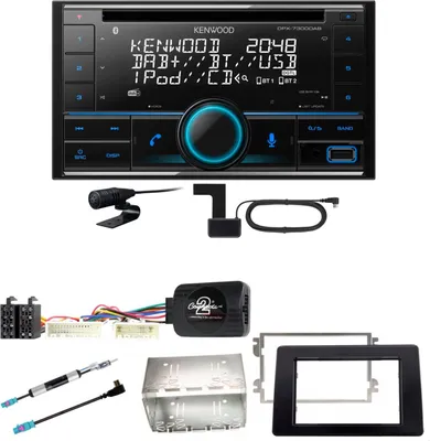 Produktbild von Kenwood DPX-7300DAB Bluetooth DAB CD USB Einbauset für Nissan NV400 ab 2019