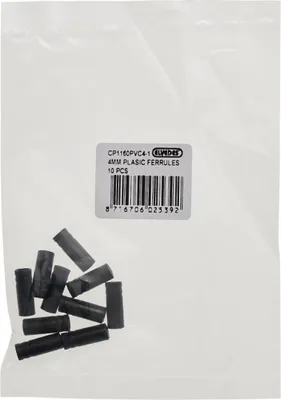 Productafbeelding van Umwerfer-Aansluiting (4,3 Mm), Zwart, Verpakking Met 10 Stukken