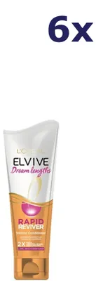 Productafbeelding van 6x L'Oréal Elvive Conditioner Rapid Reviver, serie Dream Lengths, 180 ml
