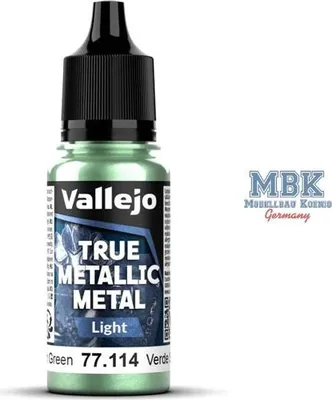 Image de Vallejo VA77114, peinture métallique "True Metallic", couleur : Vert Dusken
