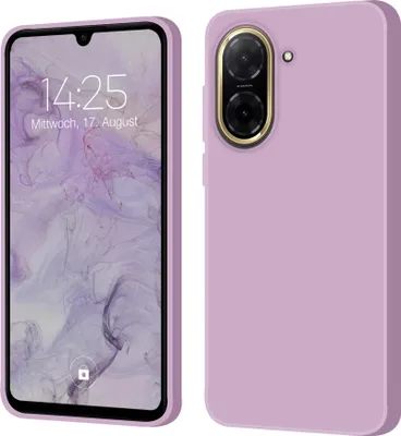 Produktbild von Hülle für Xiaomi Redmi A5 Case Cover Bumper Silikon Softgrip Schutzhülle Farbe: Lila
