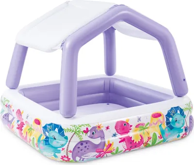 Produktbild von Aufblasbarer Pool für Kinder im Garten mit Überdachung