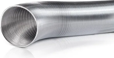 Immagine prodotto di Rokaflex Alu-flex Rohr 5000mm gestaucht 1,2 Meter DN 80