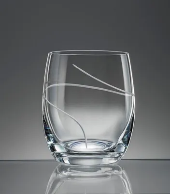 Produktbild von Wassergläser Whiskygläser Becher  Model UP matt geschliffen 300 ml 2er Set Kristallglas Bohemia Crystalex