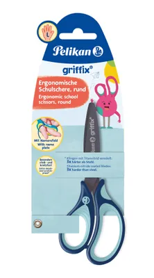 Produktbild von Bastelschere Griffix blau Linkshänder