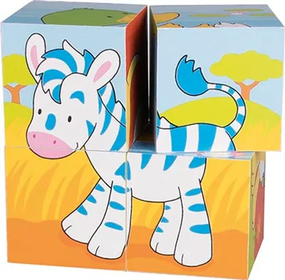 Obrázek produktu pro GOKI Gollnest & Kiesel zvířátka kostka puzzle