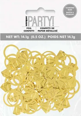 Produktbild von Konfetti Metall 14g Diamantring