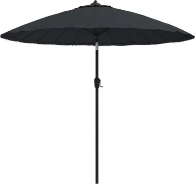 Produktbild von vidaXL Sonnenschirm mit Aluminium-Mast 270 cm Schwarz