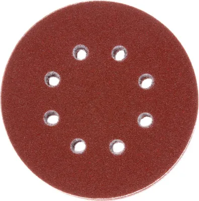 Immagine prodotto di Set di fogli abrasivi per levigatrici rotorbitali, 25 pezzi, 8 fori, 125 mm, 80 - 240