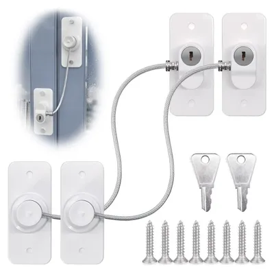 Immagine prodotto di Set di 2 dispositivi di sicurezza per finestre, per proteggere i bambini
