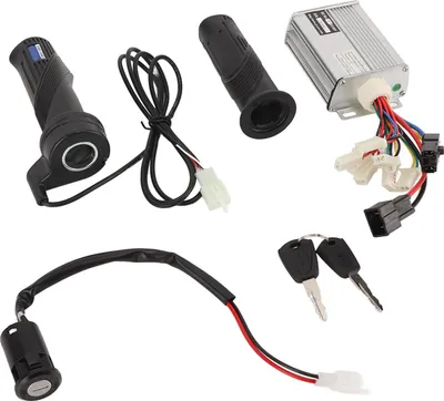 Image de Kit de régulateur de vitesse brossé 48 V 1000 W avec clé de verrouillage de poignée d'accélérateur pour tricycle électrique