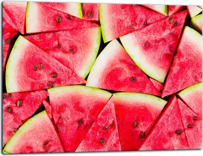 Produktbild von Glasschneidebrett Herdabdeckplatte Glaskeramikkochfeld Universal 52x40 cm Wassermelone