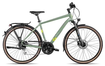 Produktbild von 2R Manufaktur TRX 24 Herren-Trekkingbike mit Straßenausstattung 28 Zoll Grün 52 cm