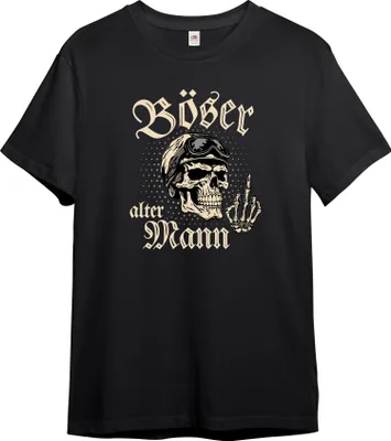 Produktbild von PAULGOS Herren T-Shirt "Böser alter Mann"