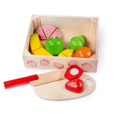 Obrázok produktu pre Bigjigs Toys Krájanie ovocia v krabici