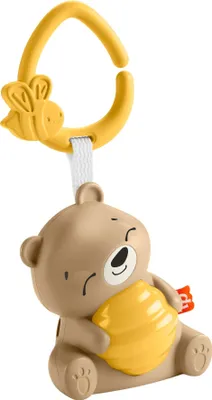 Produktbild von Fisher-Price Beruhigendes Bärchen Spieluhr zum Mitnehmen für Babys mit Nachtlicht und einstellbarem Timer für Neugeborene, HRB18