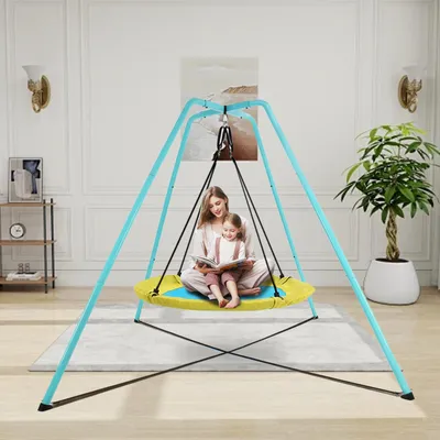 Produktbild von Aufhangeset fuer Schaukel-Blau,nur stehen, nicht die Nestschaukel enthalten, Ideal für den Außen- und Innenbereich