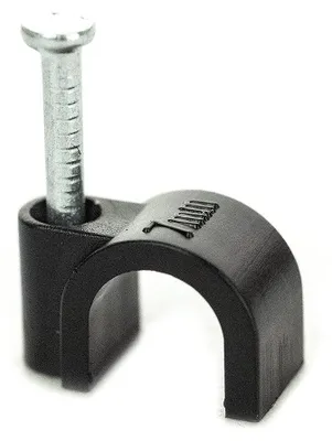 Zdjęcie produktu dla Zestaw klipsów kablowych, czarne/białe - 7 mm - 50 sztuk