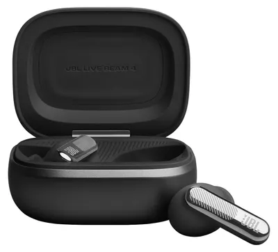 Productafbeelding van JBL Live Beam 4, draadloze oordopjes met Bluetooth, 48 uur batterijduur