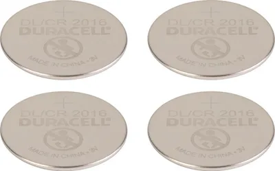 Image de Duracell Batterie Knopfzelle CR2016 3.0V Lithium    4St.