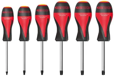 Torx-Schraubendreher-Set, 6-teilig, legierter Stahl, ergonomisch