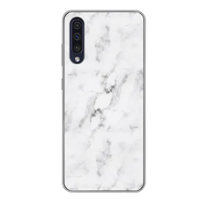 Produktbild von MuchoWow® Handyhülle Schutzhülle Hülle für Samsung Galaxy A50 Marmor - Luxus - Weiß - Grau - Marmoroptik Silikon Softcase Handy Hülle - Mobiltelefonhülle