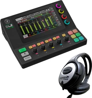 Zdjęcie produktu dla Konsola miksująca Mackie DLZ Creator XS Streaming Mixer ze słuchawkami