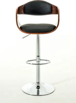 Produktbild von 2er Set Barhocker Kingston C Kunstleder walnuss/schwarz