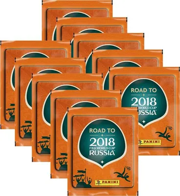 Immagine prodotto di Panini Road to World Cup 2018 - Adesivo - 10 buste