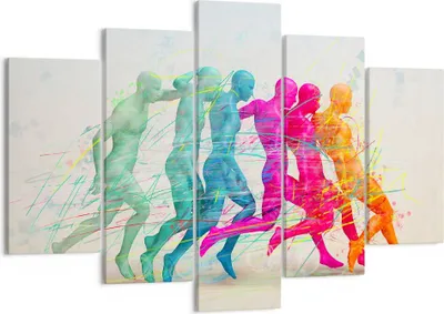 Produktbild von Bild auf Leinwand - Leinwandbild - Spieler Ziel tröpfeln Energie - 150x100cm - Wand Bild - Wanddeko - Leinwanddruck - Bilder - Kunstdruck - Leinwand bilder - Wandkunst - EA150x100-3177