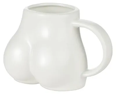 Obrázek produktu pro Zábavná keramická hrnčík s motivem sněhové vločky, objem 400 ml