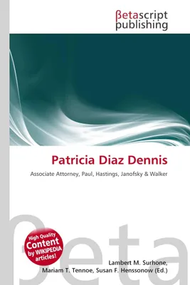 Produktbild von Patricia Diaz Dennis