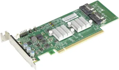 Produktbild von Supermicro AOC-SLG4-4E4T-O - M.2 - PCIe - Niedriges Profil - PCIe 4.0 - 68,8 mm - 167 mm