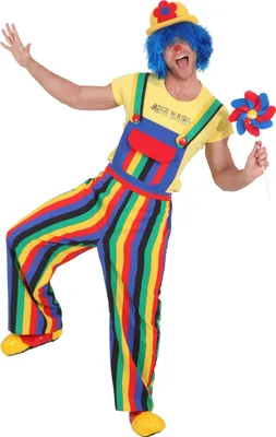 Produktbild von Clownhose gestreift Herren, Größe:46/48