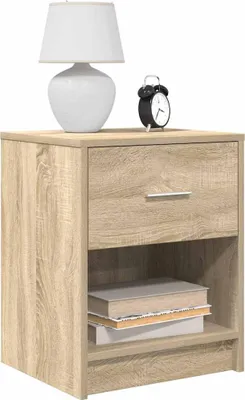 Obrázek produktu pro vidaXL Noční stolky 2 ks se zásuvkou Sonoma-dub 40x34x50 cm