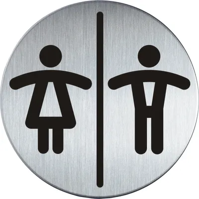 Image de Pictogramme WC Femmes / Hommes Paquet de 5 pièces