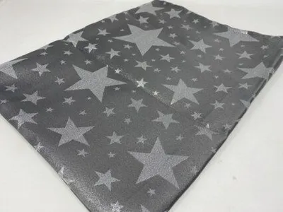 Produktbild von Tischdecke Weihnachten 85x85 wasserabweisend Tisch Decke Winter Deko Advent,  Sterne