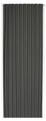 Produktbild von Gardinen mit verdeckten Schlaufen Schlaufenbandschal Midnight 07 grau, verdunkelnd, wärmeisolierend, energiesparend, 255 x 140 cm